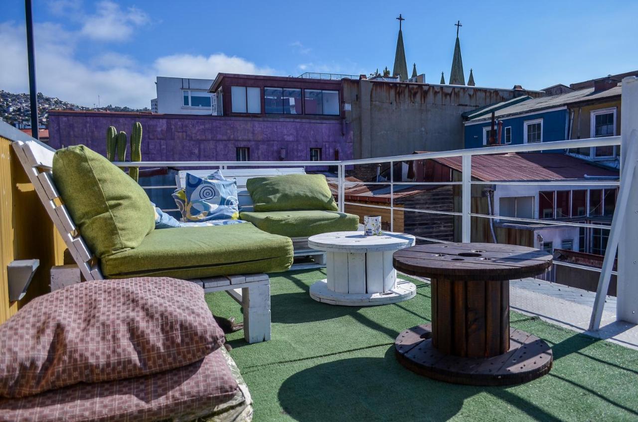 Lemuria Hostel Valparaíso Buitenkant foto